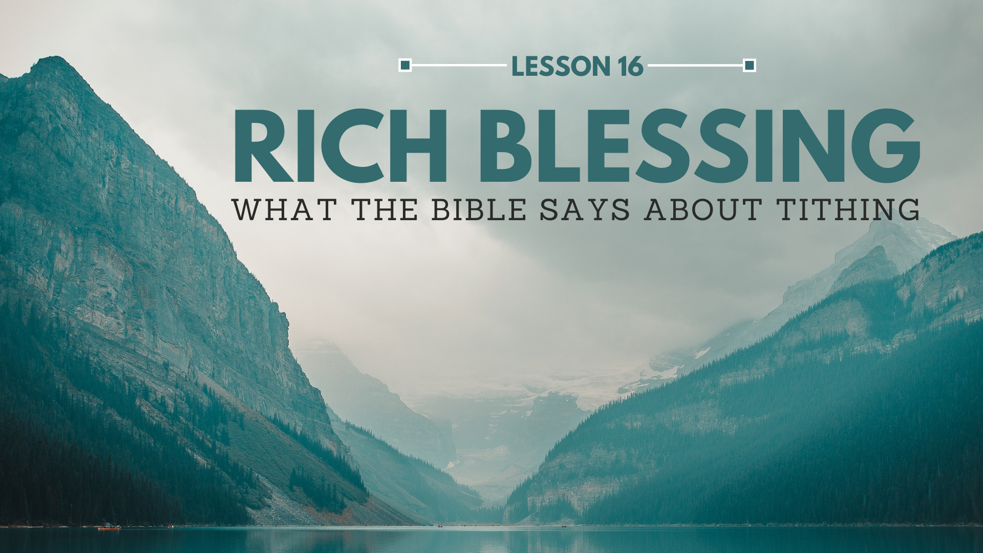 LESSON 16 – What the Bible Says about Tithing | The Last Crisis Bible Study Series
